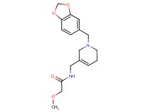 N-{[1-(1,3-benzodioxol-5-ylmethyl)-1,2,5,6-tetrahydropyridin-3-yl]methyl}-2-methoxyacetamide