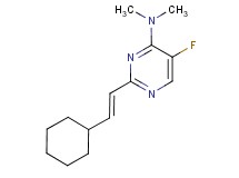 2-[(E)-2-cyclohexylvinyl]-5-fluoro-N,N-dimethylpyrimidin-4-amine