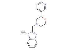 1-methyl-2-[(2-pyridin-3-ylmorpholin-4-yl)methyl]-1H-benzimidazole