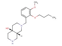 rel-(4aS,8aS)-2-(2-butoxy-3-methoxybenzyl)octahydro-2,7-naphthyridin-4a(2H)-ol dihydrochloride