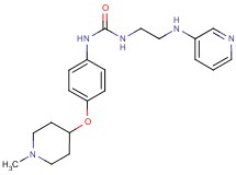 N-{4-[(1-methyl-4-piperidinyl)oxy]phenyl}-N'-[2-(3-pyridinylamino)ethyl]urea dihydrochloride