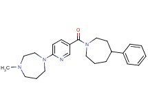 1-methyl-4-{5-[(4-phenyl-1-azepanyl)carbonyl]-2-pyridinyl}-1,4-diazepane