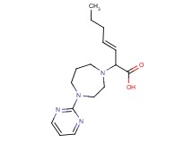 (3E)-2-(4-pyrimidin-2-yl-1,4-diazepan-1-yl)hept-3-enoic acid
