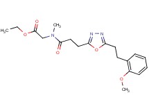 ethyl N-(3-{5-[2-(2-methoxyphenyl)ethyl]-1,3,4-oxadiazol-2-yl}propanoyl)-N-methylglycinate