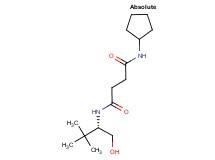 N-cyclopentyl-N'-[(1S)-1-(hydroxymethyl)-2,2-dimethylpropyl]succinamide