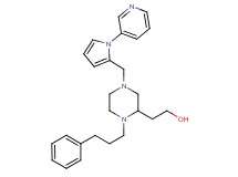 2-(1-(3-phenylpropyl)-4-{[1-(3-pyridinyl)-1H-pyrrol-2-yl]methyl}-2-piperazinyl)ethanol