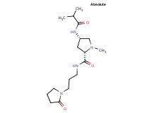 (2S,4S)-4-(isobutyrylamino)-1-methyl-N-[3-(2-oxopyrrolidin-1-yl)propyl]pyrrolidine-2-carboxamide