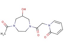 1-[2-(4-acetyl-6-hydroxy-1,4-diazepan-1-yl)-2-oxoethyl]pyridin-2(1H)-one