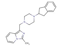 1-{[4-(2,3-dihydro-1H-inden-2-yl)piperazin-1-yl]methyl}-3-methylimidazo[1,5-a]pyridine