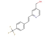 (2-{(E)-2-[4-(trifluoromethyl)phenyl]vinyl}pyridin-4-yl)methanol