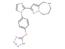 2-{1-[4-(1H-tetrazol-5-yloxy)phenyl]-1H-imidazol-2-yl}-5,6,7,8-tetrahydro-4H-pyrazolo[1,5-a][1,4]diazepine hydrochloride