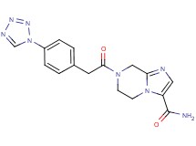 7-{[4-(1H-tetrazol-1-yl)phenyl]acetyl}-5,6,7,8-tetrahydroimidazo[1,2-a]pyrazine-3-carboxamide