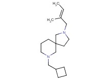 7-(cyclobutylmethyl)-2-[(2E)-2-methyl-2-buten-1-yl]-2,7-diazaspiro[4.5]decane