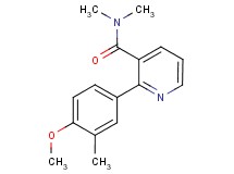 2-(4-methoxy-3-methylphenyl)-N,N-dimethylnicotinamide