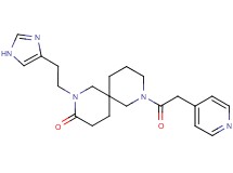 2-[2-(1H-imidazol-4-yl)ethyl]-8-(pyridin-4-ylacetyl)-2,8-diazaspiro[5.5]undecan-3-one