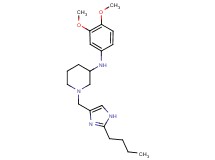 1-[(2-butyl-1H-imidazol-4-yl)methyl]-N-(3,4-dimethoxyphenyl)-3-piperidinamine