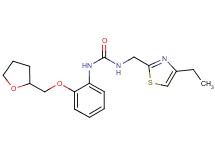 N-[(4-ethyl-1,3-thiazol-2-yl)methyl]-N'-[2-(tetrahydrofuran-2-ylmethoxy)phenyl]urea