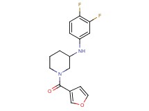 N-(3,4-difluorophenyl)-1-(3-furoyl)-3-piperidinamine