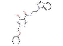 4-hydroxy-N-[2-(1H-indol-1-yl)ethyl]-2-(phenoxymethyl)pyrimidine-5-carboxamide