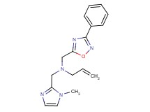N-[(1-methyl-1H-imidazol-2-yl)methyl]-N-[(3-phenyl-1,2,4-oxadiazol-5-yl)methyl]prop-2-en-1-amine