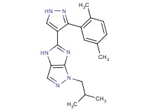 5-[3-(2,5-dimethylphenyl)-1H-pyrazol-4-yl]-1-isobutyl-1,4-dihydroimidazo[4,5-c]pyrazole