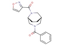 (1S*,5R*)-3-benzoyl-6-(isoxazol-3-ylcarbonyl)-3,6-diazabicyclo[3.2.2]nonane