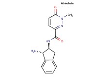 N-[(1S,2S)-1-amino-2,3-dihydro-1H-inden-2-yl]-1-methyl-6-oxo-1,6-dihydro-3-pyridazinecarboxamide hydrochloride