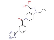 1-ethyl-5-[3-(1H-1,2,4-triazol-3-yl)benzoyl]-4,5,6,7-tetrahydro-1H-pyrazolo[4,3-c]pyridine-3-carboxylic acid