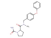 N~2~-methyl-N~2~-(4-phenoxybenzyl)-1,2-pyrrolidinedicarboxamide