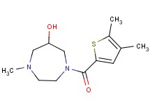 1-[(4,5-dimethyl-2-thienyl)carbonyl]-4-methyl-1,4-diazepan-6-ol