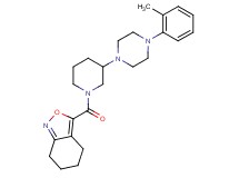 3-({3-[4-(2-methylphenyl)piperazin-1-yl]piperidin-1-yl}carbonyl)-4,5,6,7-tetrahydro-2,1-benzisoxazole
