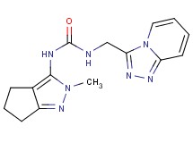 N-(2-methyl-2,4,5,6-tetrahydrocyclopenta[c]pyrazol-3-yl)-N'-([1,2,4]triazolo[4,3-a]pyridin-3-ylmethyl)urea
