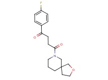 1-(4-fluorophenyl)-4-(2-oxa-7-azaspiro[4.5]dec-7-yl)-4-oxobutan-1-one
