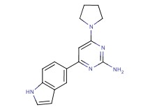 4-(1H-indol-5-yl)-6-pyrrolidin-1-ylpyrimidin-2-amine