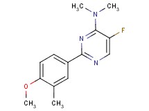 5-fluoro-2-(4-methoxy-3-methylphenyl)-N,N-dimethylpyrimidin-4-amine