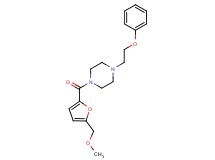 1-[5-(methoxymethyl)-2-furoyl]-4-(2-phenoxyethyl)piperazine