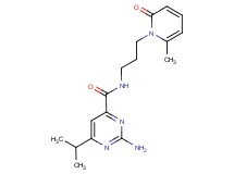 2-amino-6-isopropyl-N-[3-(6-methyl-2-oxopyridin-1(2H)-yl)propyl]pyrimidine-4-carboxamide
