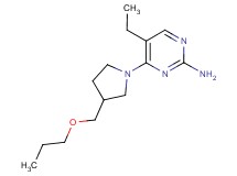 5-ethyl-4-[3-(propoxymethyl)pyrrolidin-1-yl]pyrimidin-2-amine
