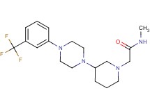 N-methyl-2-(3-{4-[3-(trifluoromethyl)phenyl]-1-piperazinyl}-1-piperidinyl)acetamide dihydrochloride