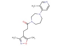 1-[3-(3,5-dimethyl-4-isoxazolyl)propanoyl]-4-(3-methyl-4-pyridinyl)-1,4-diazepane