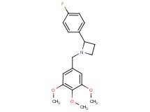 2-(4-fluorophenyl)-1-(3,4,5-trimethoxybenzyl)azetidine