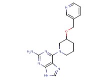 6-[3-(3-pyridinylmethoxy)-1-piperidinyl]-9H-purin-2-amine