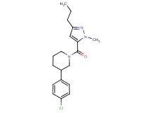 3-(4-chlorophenyl)-1-[(1-methyl-3-propyl-1H-pyrazol-5-yl)carbonyl]piperidine