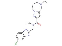 N-[(5-chloro-1H-benzimidazol-2-yl)methyl]-N,5-dimethyl-5,6,7,8-tetrahydro-4H-pyrazolo[1,5-a][1,4]diazepine-2-carboxamide