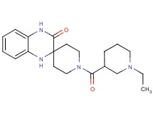 1-[(1-ethyl-3-piperidinyl)carbonyl]-1',4'-dihydro-3'H-spiro[piperidine-4,2'-quinoxalin]-3'-one