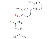 6-isopropyl-3-{[2-methyl-4-(2-methylphenyl)-1-piperazinyl]carbonyl}-2-pyridinol