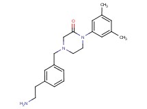 4-[3-(2-aminoethyl)benzyl]-1-(3,5-dimethylphenyl)-2-piperazinone dihydrochloride