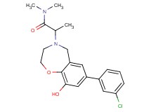 2-[7-(3-chlorophenyl)-9-hydroxy-2,3-dihydro-1,4-benzoxazepin-4(5H)-yl]-N,N-dimethylpropanamide