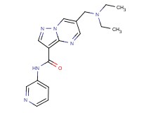 6-[(diethylamino)methyl]-N-pyridin-3-ylpyrazolo[1,5-a]pyrimidine-3-carboxamide