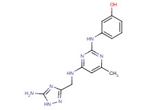 3-[(4-{[(5-amino-1H-1,2,4-triazol-3-yl)methyl]amino}-6-methylpyrimidin-2-yl)amino]phenol